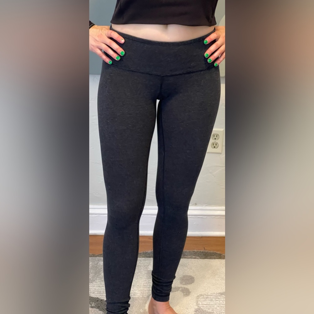 lululemon ankle-length + low-waisted leggings